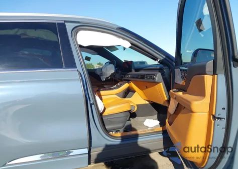 2025 Lincoln Aviator Black Label из США, поврежденный, VIN 5LM5J9XC0SGL08375